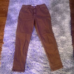 Hollister Brown Straight Legged Jeans
